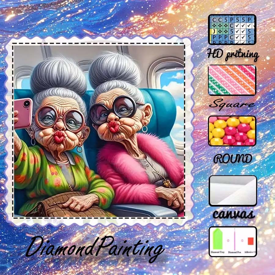 5D Diamond Painting Kit Full Drill - 1개 5D DIY 플로킹 천, 특수