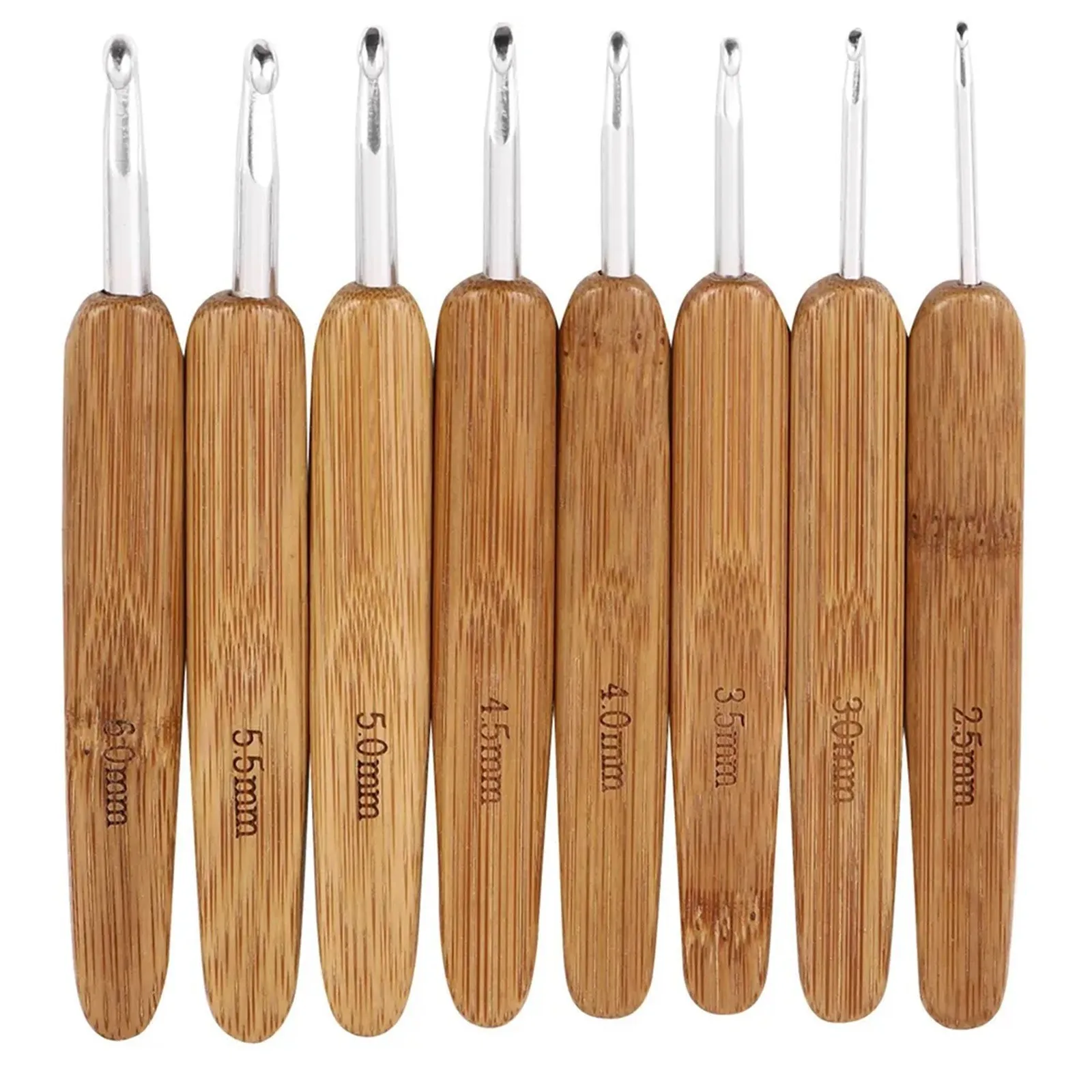 장인의 대나무 목재 크로셰 뜨개질 후크 세트 - 전문  - Wooden Crochet Hooks Ergonomic Handle 리뷰 및 가격