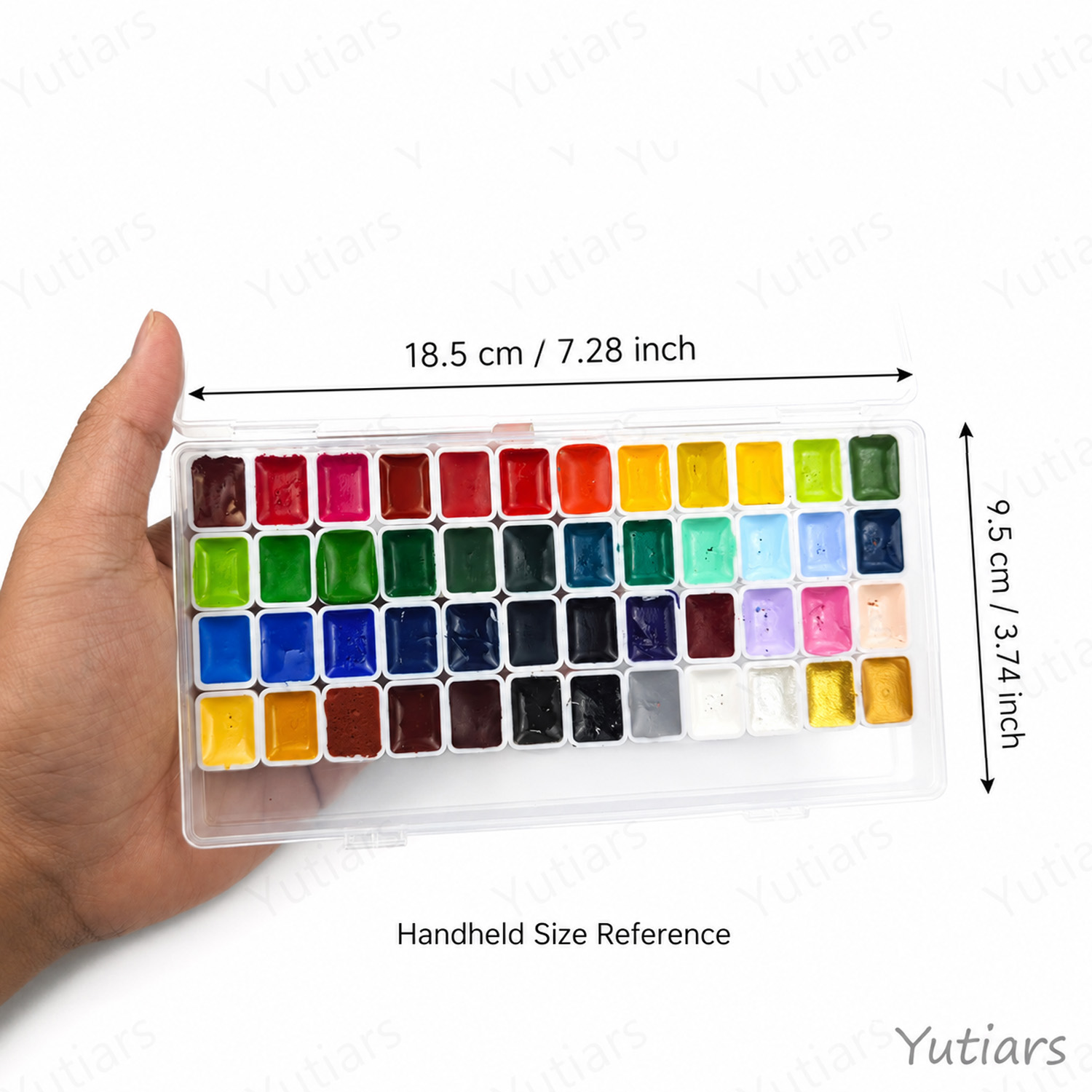 48색 전문가용 그라뉼레이팅 수채화 물감 세트 1ml  - Watercolor Paint Set Solid Pigment 리뷰 및 가격